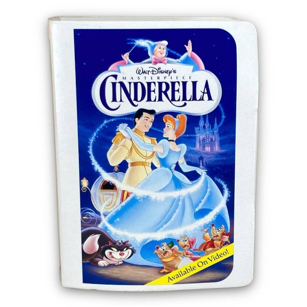 Vintage 1995 McDonalds Happy Meal Toy Cinderella Disney Masterpiece VHS